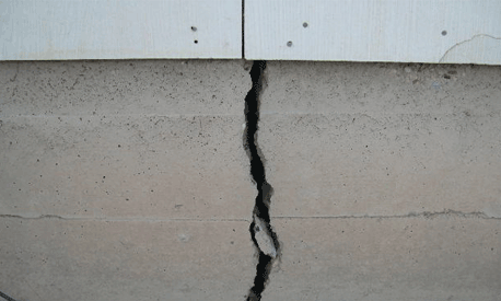 foundational slab crack repair